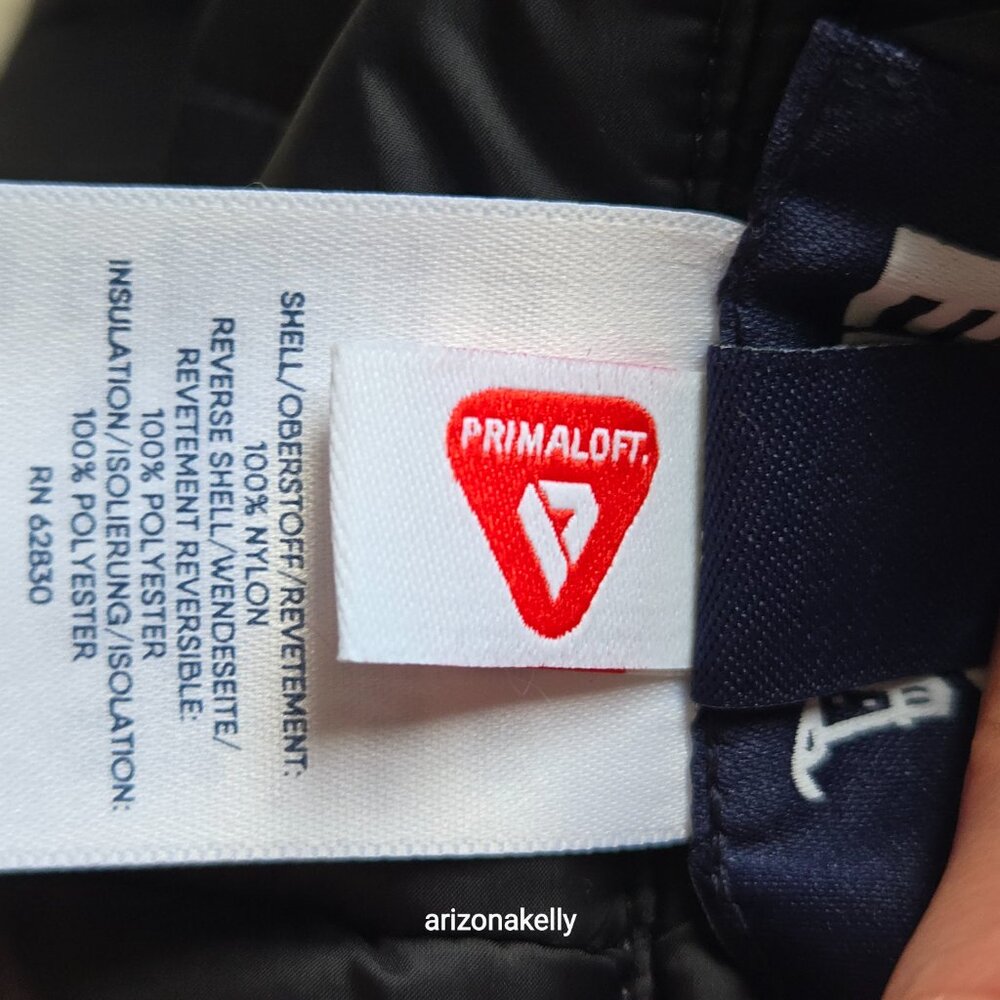 NWOT Reversible Coat--Nylon Shell, Furry Lining, Primaloft Insulation Lands' End - Picture 7 of 12